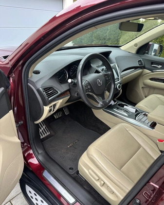 Acura MDX cena 169000 przebieg: 93000, rok produkcji 2018 z Kraków małe 497